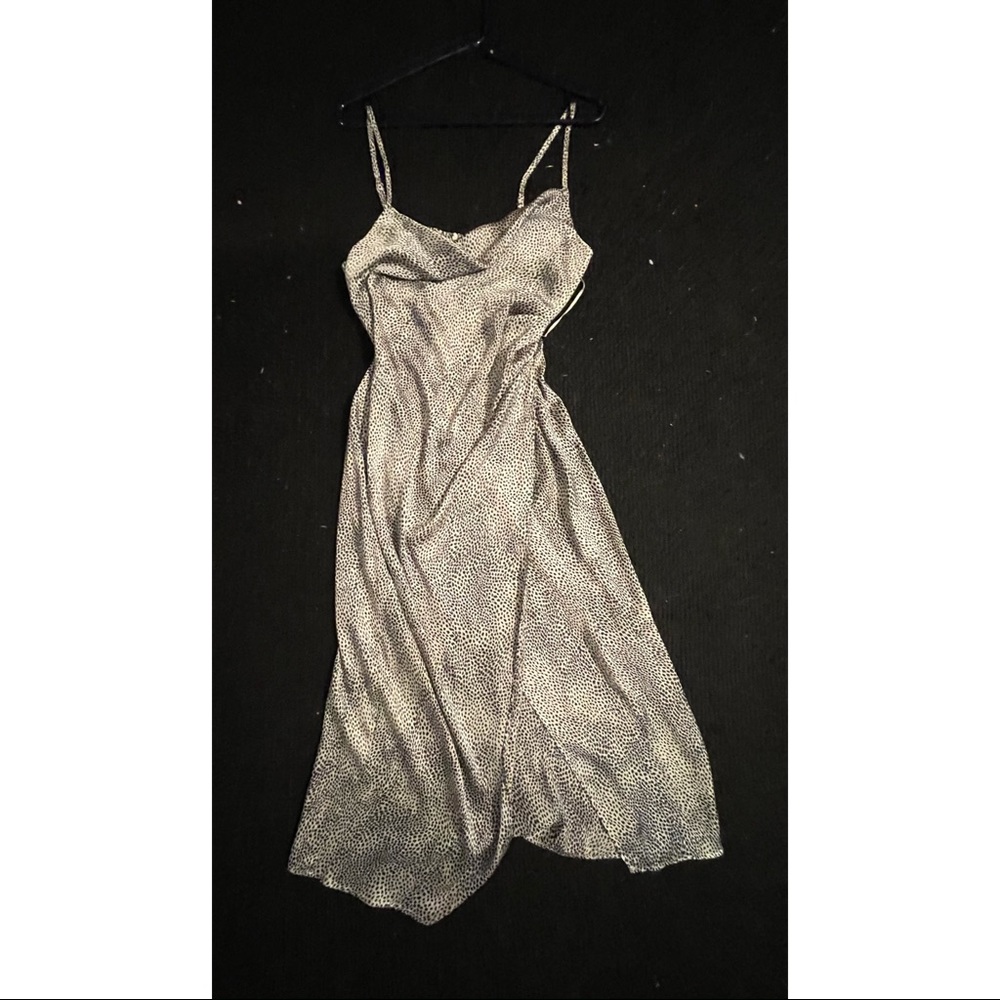 Spotted silk dress